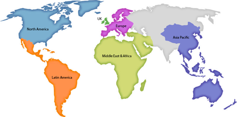World Map Pelgar Asia Pacific