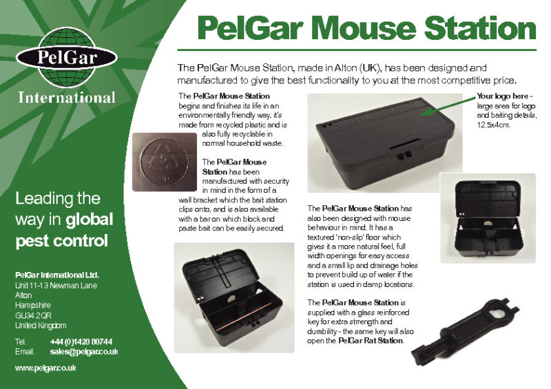 Mouse station technical data sheet