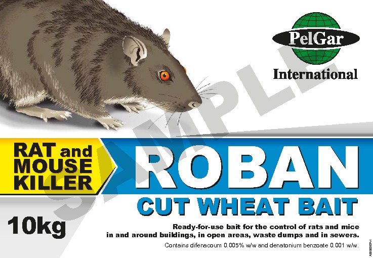 Roban cut wheat label
