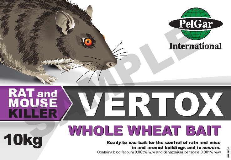 Vertox whole wheat bait label